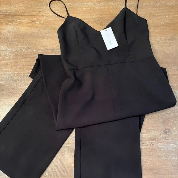 New W Tags—Lovers + Friends Black Jumpsuit from Revolve MEDIUM & LARGE AVAILBLE - Picture 1 of 6